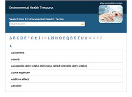 Environmental Health Thesaurus