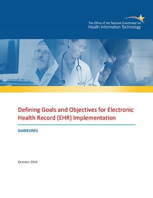 Defining Goals and Objectives for EHR Implementation cover