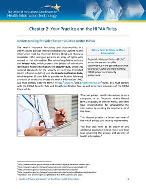 Your Practice and the HIPAA Rules